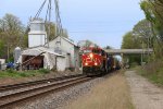 M394 comes east past the old elevator